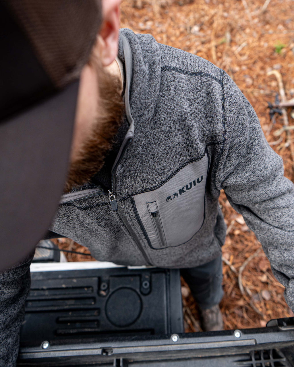 Base Camp Hooded Sweater | Steel Blue Heather