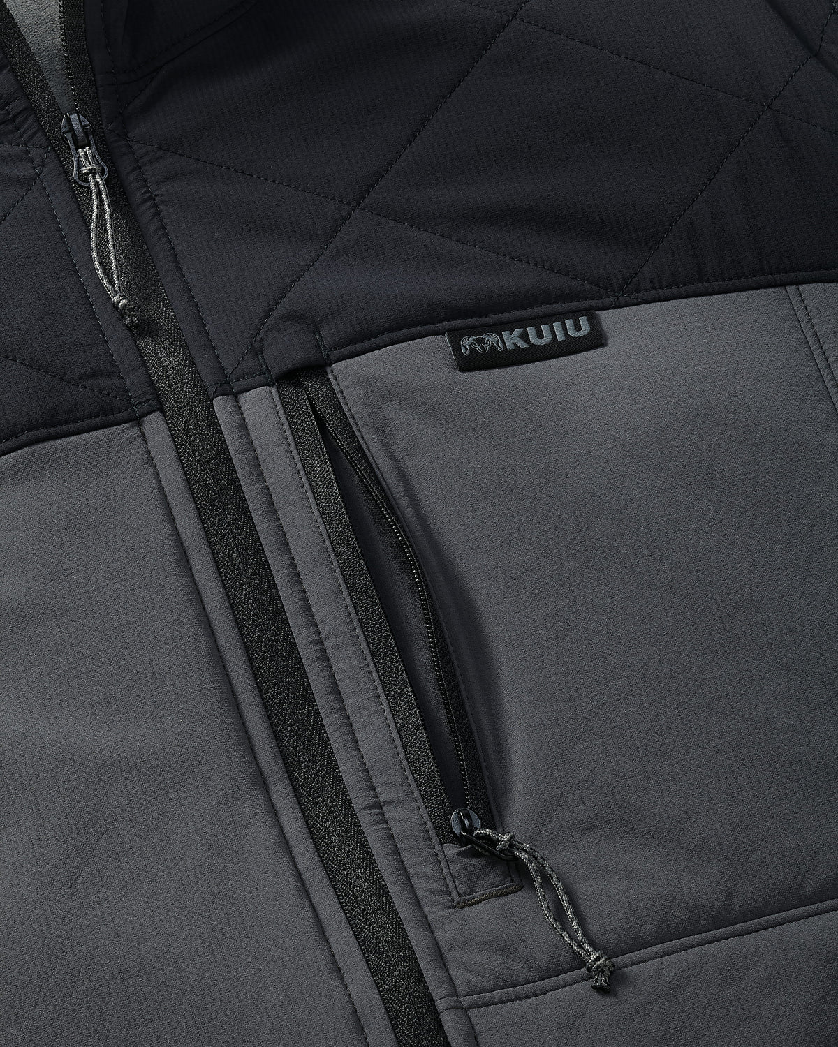 Transit Packable Hooded Jacket | Black/Gunmetal