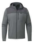 Transit Packable Hooded Jacket | Gunmetal/Stone