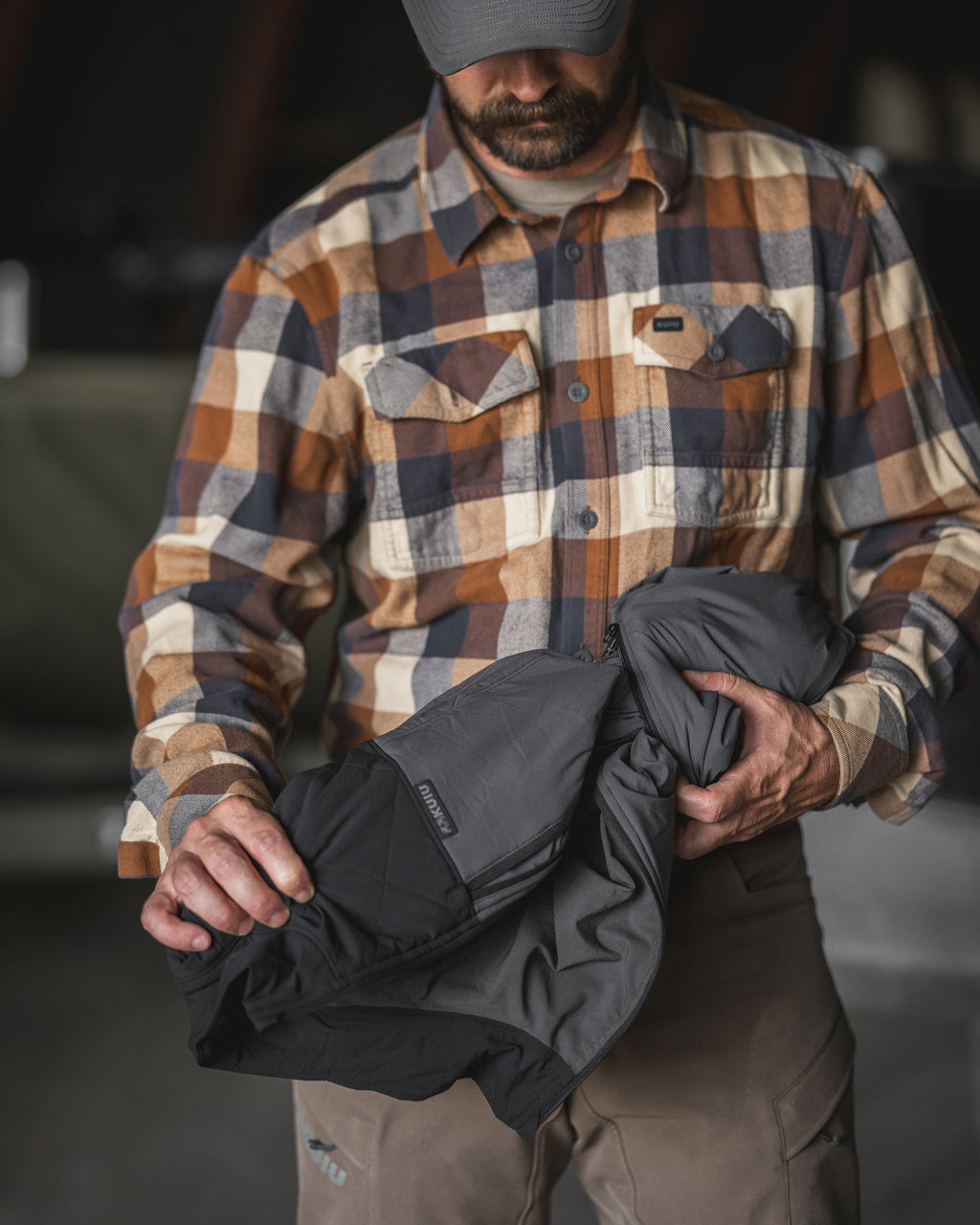 Transit Packable Vest | Gunmetal/Stone