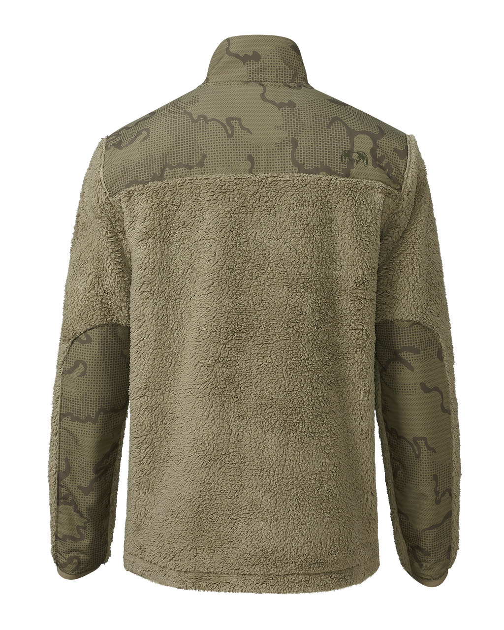 Sherpa Fleece Zip Pullover | Arctic Shadow Tonal