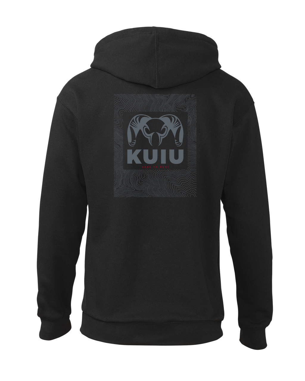 KUIU Topo Back Logo Hoodie | Black