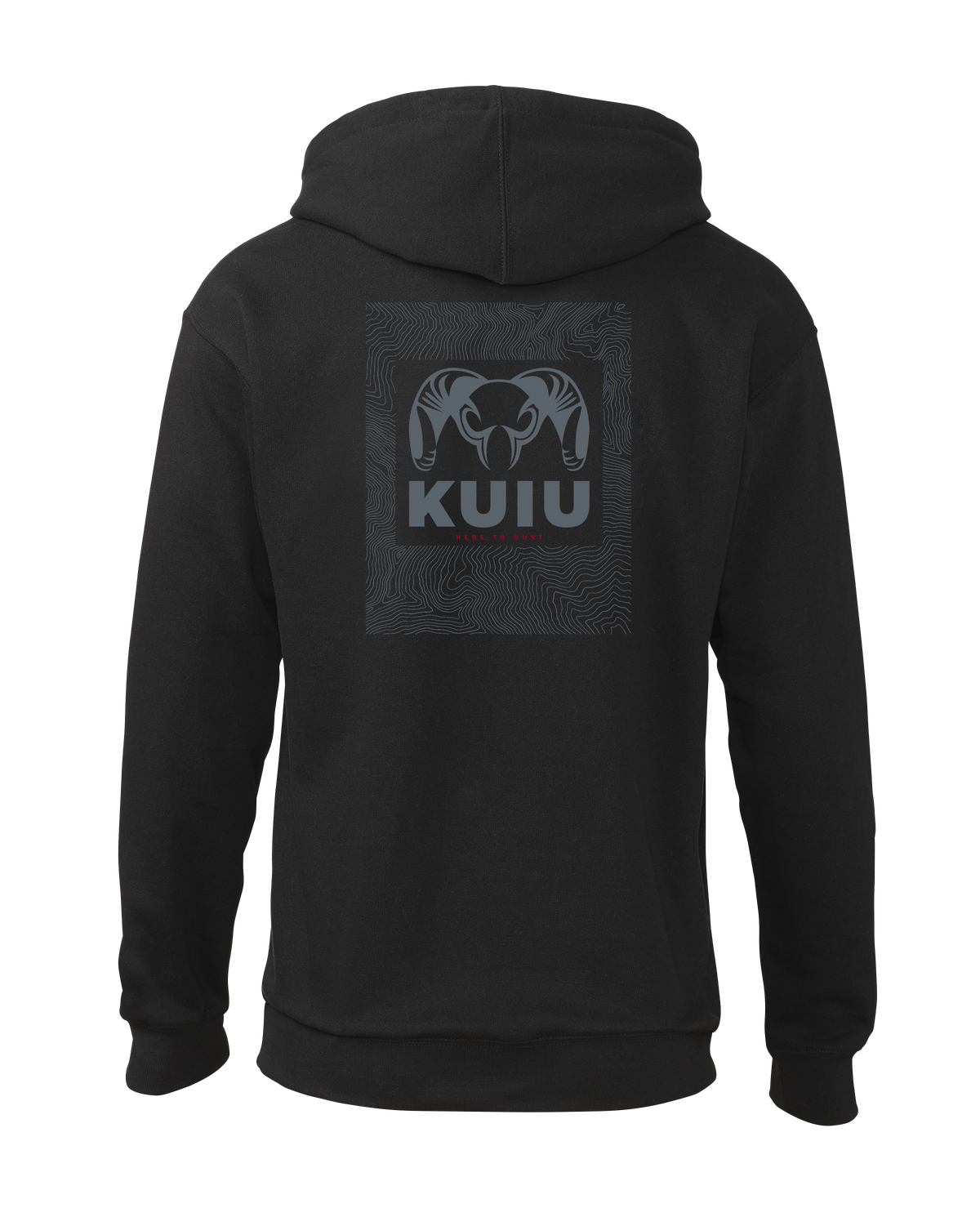 KUIU Topo Back Logo Hoodie | Black
