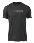 KUIU Here to Hunt Logo T-Shirt | Charcoal