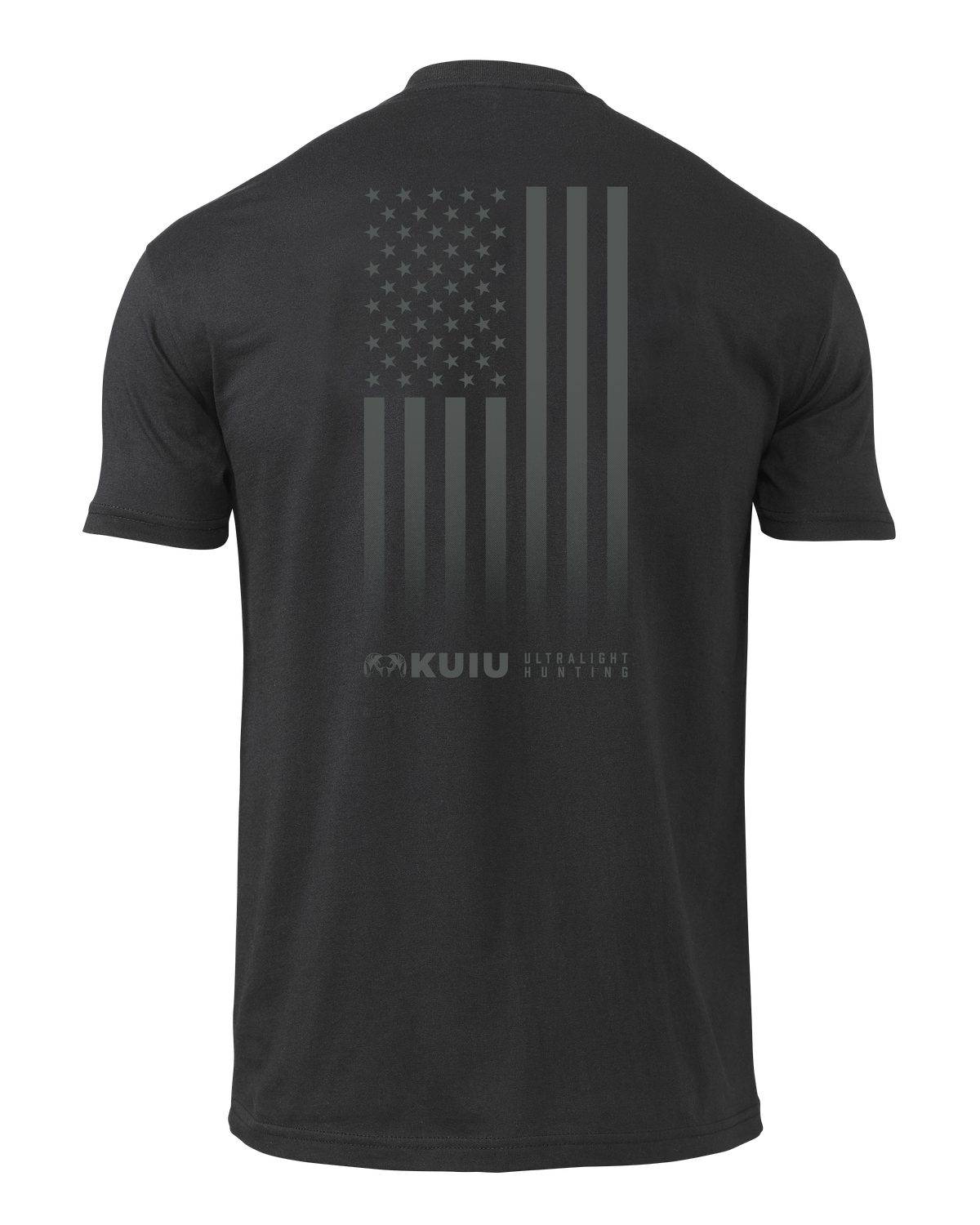 KUIU Vertical Flag Logo T-Shirt | Black