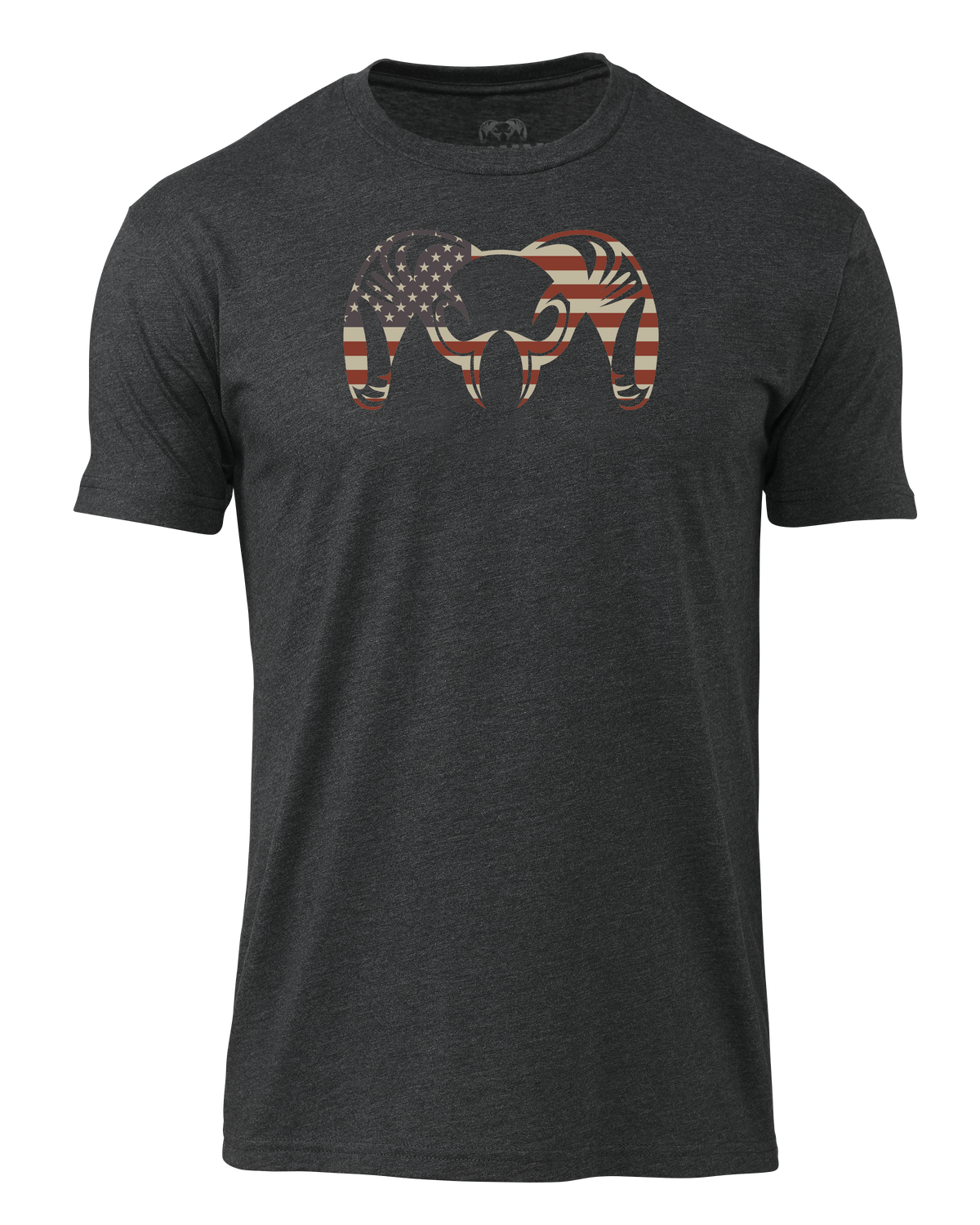 KUIU Solid Patriotic Ram T-Shirt | Charcoal