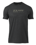 KUIU Topo Block T-Shirt | Charcoal