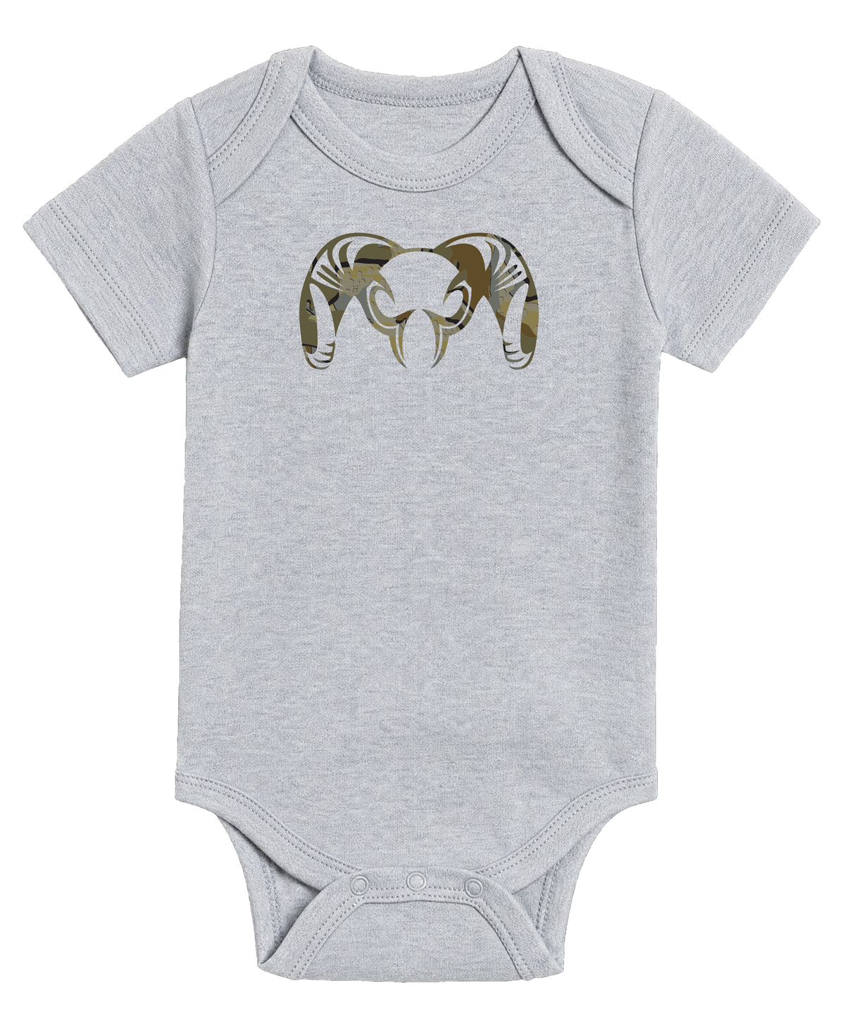 KUIU Valo Ram Baby One-Piece | Heather Grey