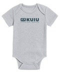 KUIU Block Logo Baby One-Piece | Heather Grey