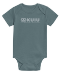 KUIU Block Logo Baby One-Piece | Harbor