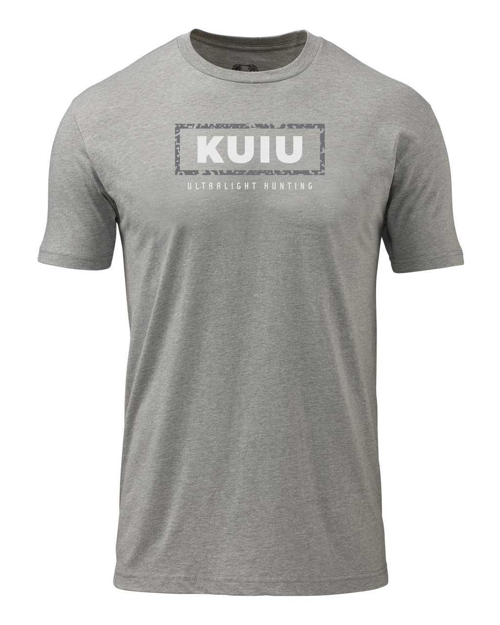 KUIU Box Logo T-Shirt | Heather Grey