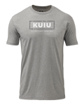 KUIU Box Logo T-Shirt | Heather Grey