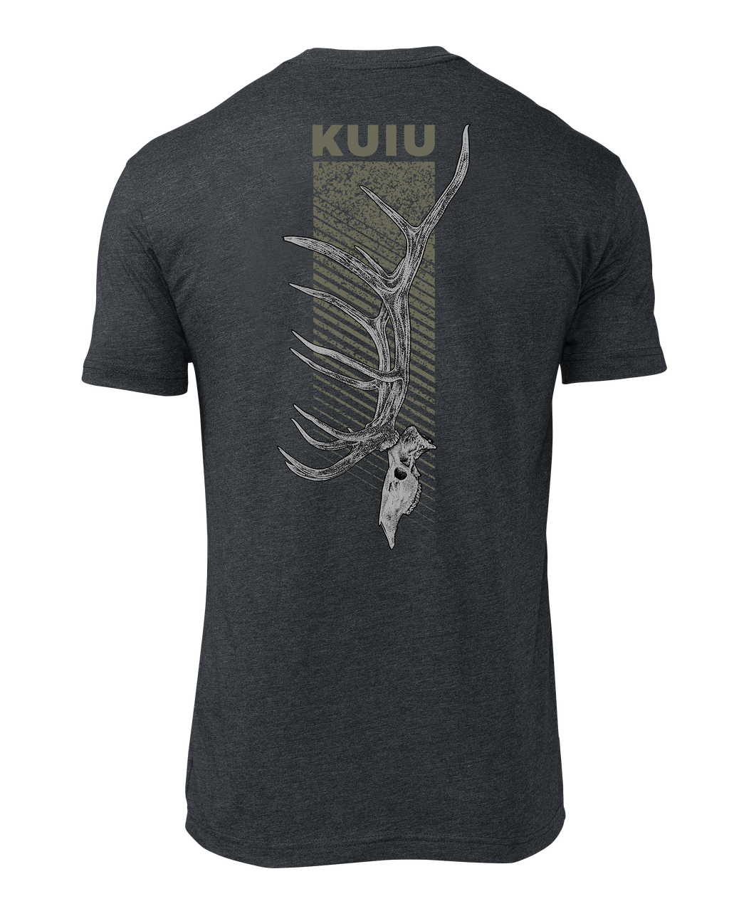 KUIU Elk Skull T-Shirt | Charcoal