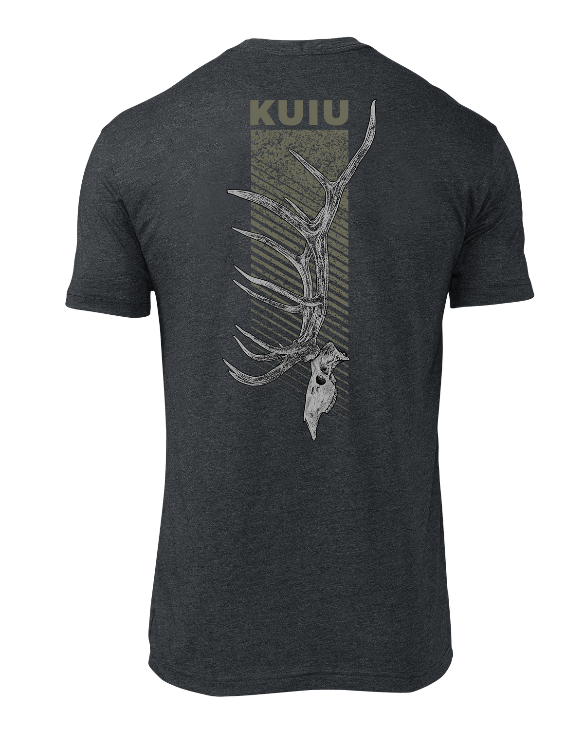KUIU Elk Skull T-Shirt | Charcoal