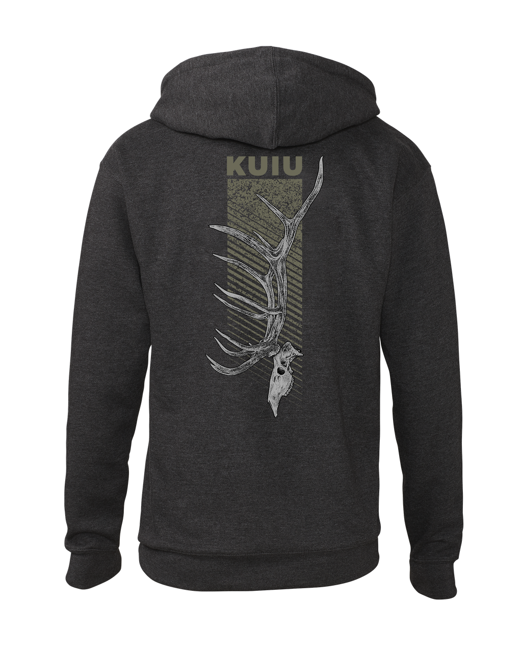 KUIU Elk Skull Hoodie | Charcoal