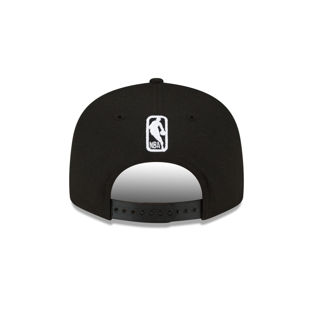 Utah Jazz Basic Black & White 9FIFTY Snapback Hat