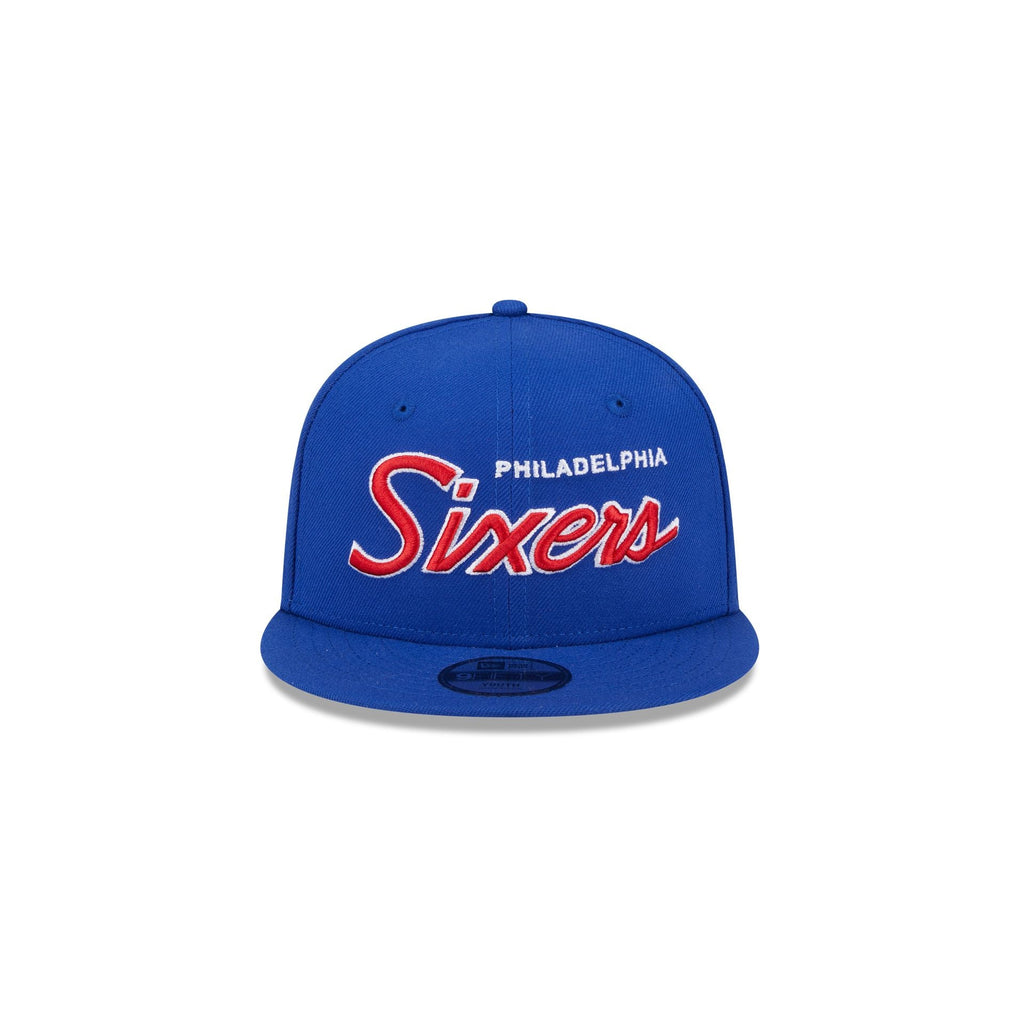 Philadelphia 76ers Script Kids 9FIFTY Snapback Hat