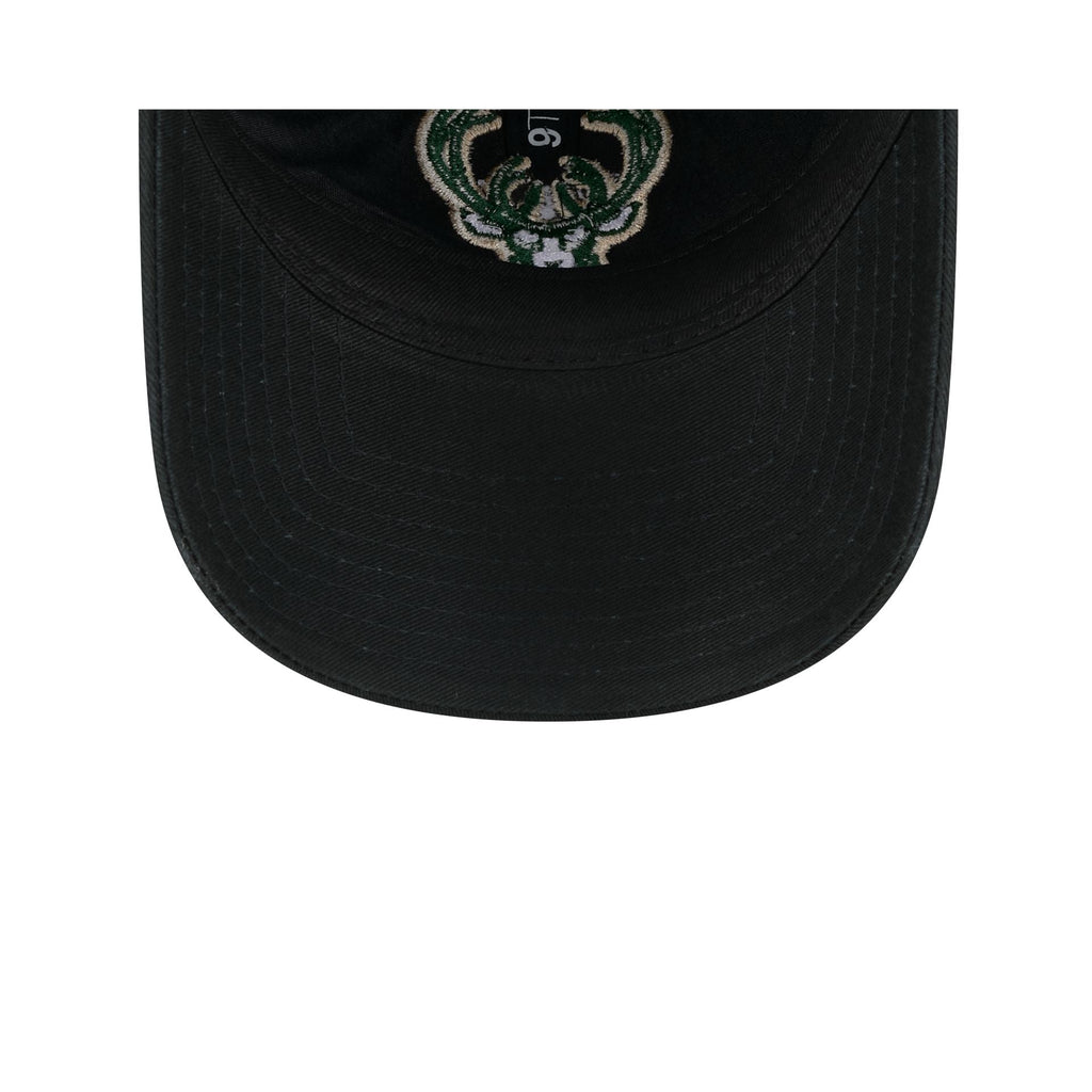 Milwaukee Bucks Black 9TWENTY Adjustable Hat