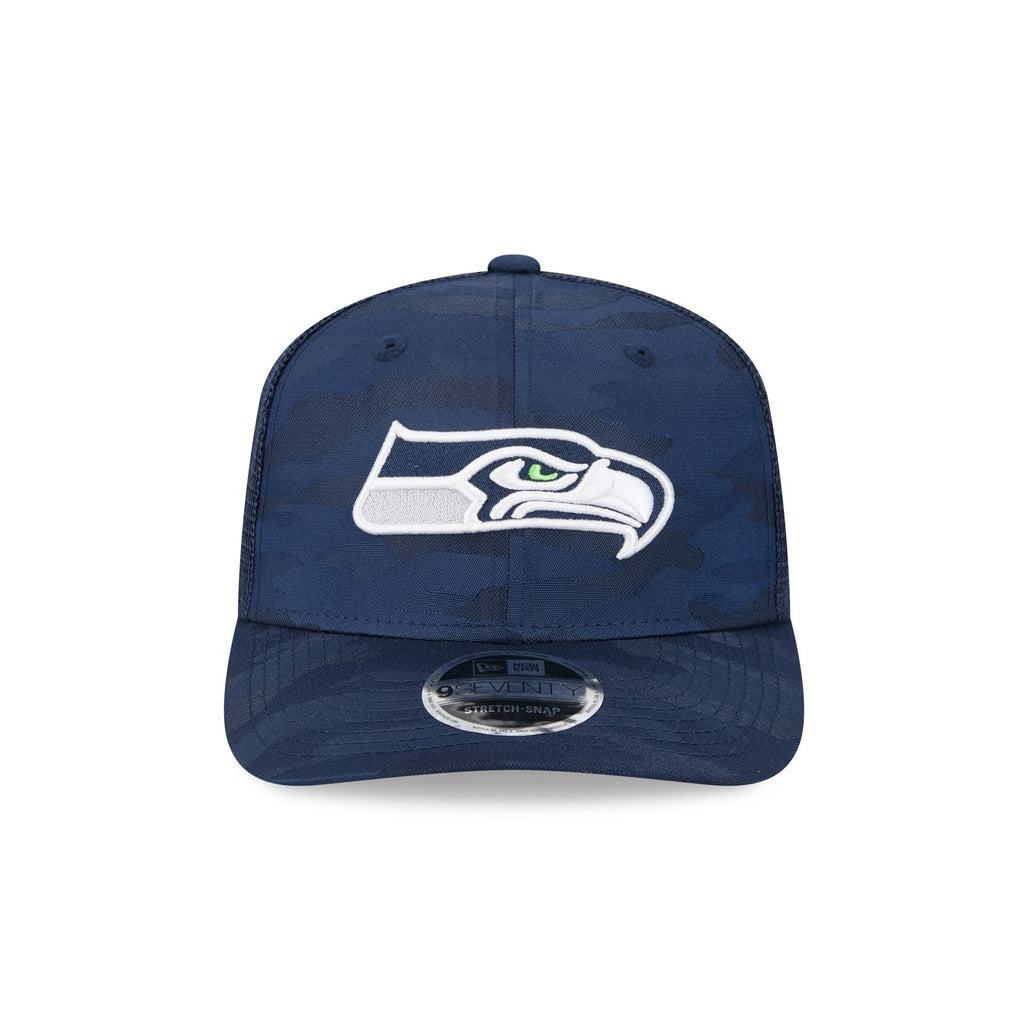 Seattle Seahawks Camo 9SEVENTY Trucker Stretch-Snap Hat
