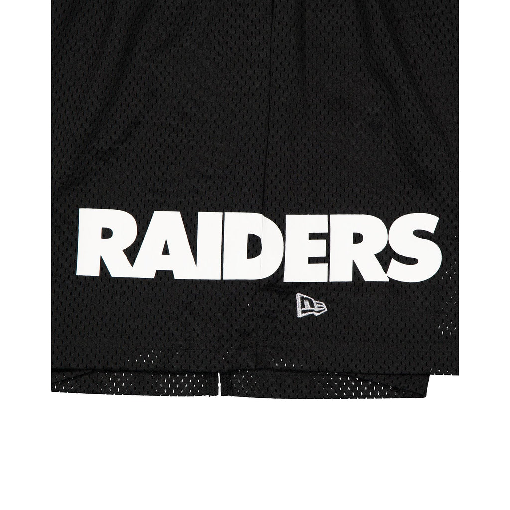 Las Vegas Raiders Mesh Black Shorts