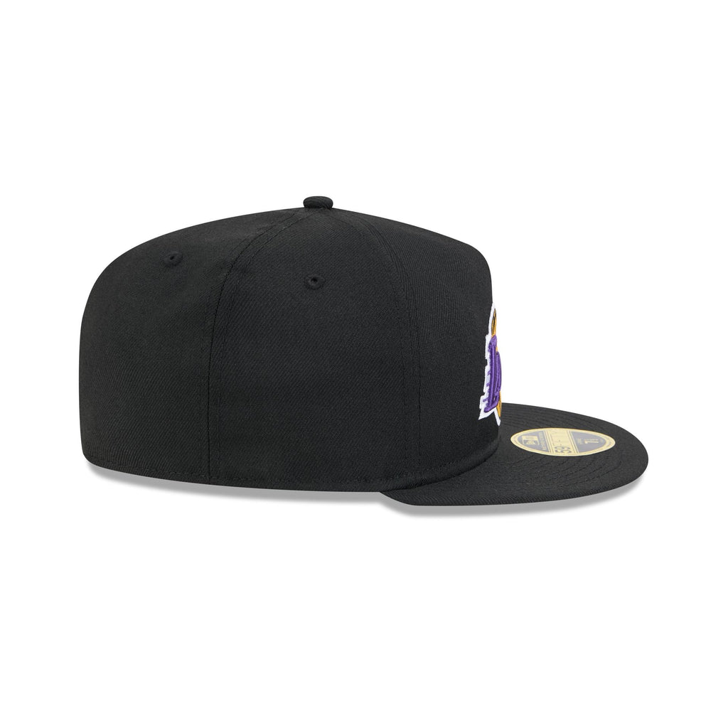 Los Angeles Lakers Boho Wool Retro Crown 59FIFTY Fitted Hat