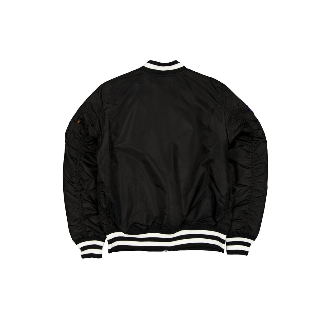 Alpha Industries x Pittsburgh Steelers Black MA-1 Bomber Jacket