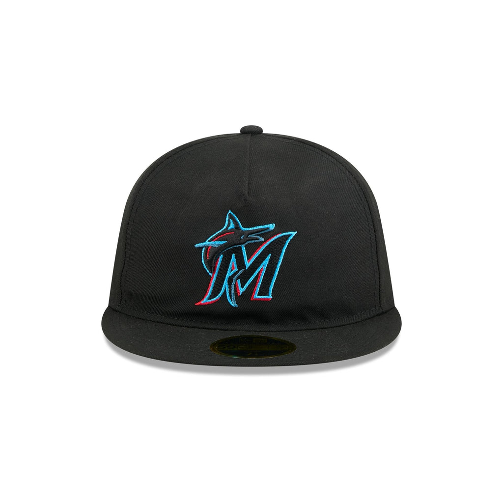 Miami Marlins Easy Retro Crown 59FIFTY A-Frame Fitted Hat