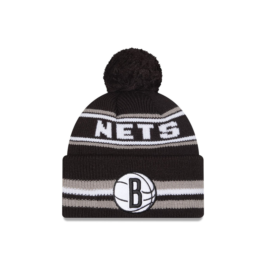 Brooklyn Nets Classic Pom Knit Hat