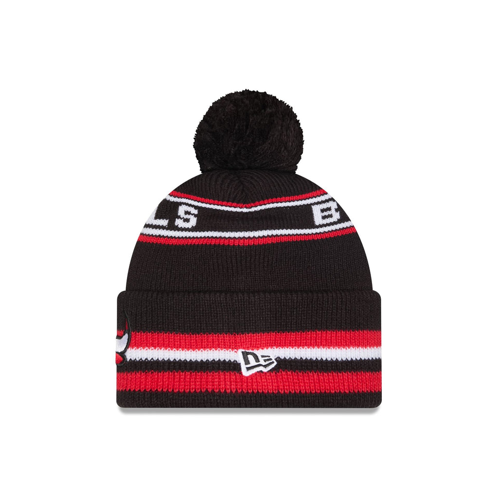 Chicago Bulls Classic Pom Knit Hat