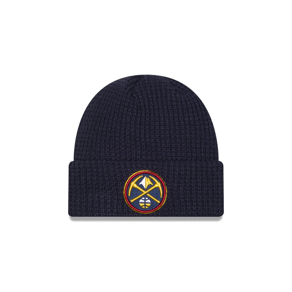 Denver Nuggets Waffle Stitch Knit Beanie Hat
