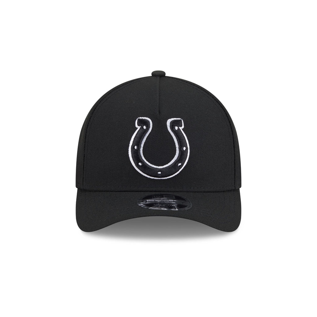Indianapolis Colts Black & White 9FORTY M-Crown A-Frame Snapback Hat