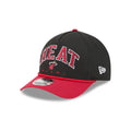 Miami Heat Arch 9FORTY M-Crown A-Frame Snapback Hat