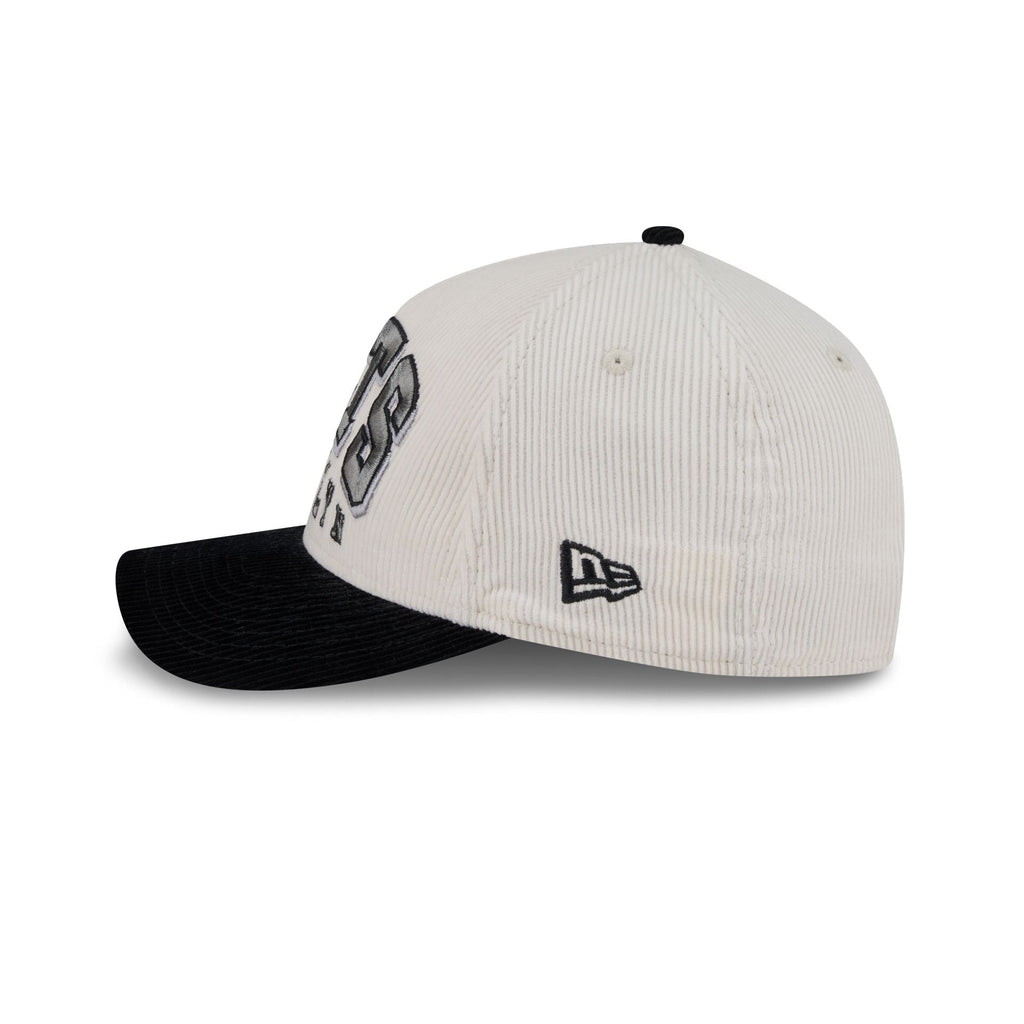 Brooklyn Nets Stacked Corduroy 9FORTY M-Crown A-Frame Snapback Hat