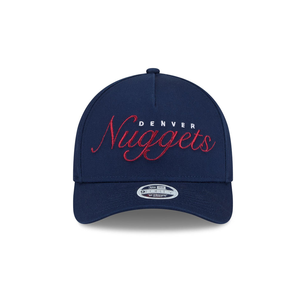 Denver Nuggets Metallic Women's 9FORTY M-Crown A-Frame Snapback Hat