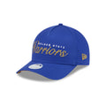 Golden State Warriors Metallic Women's 9FORTY M-Crown A-Frame Snapback Hat
