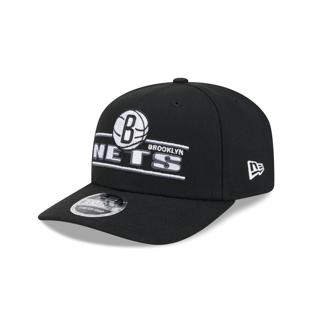 Brooklyn Nets Stated 9SEVENTY Stretch-Snap Hat