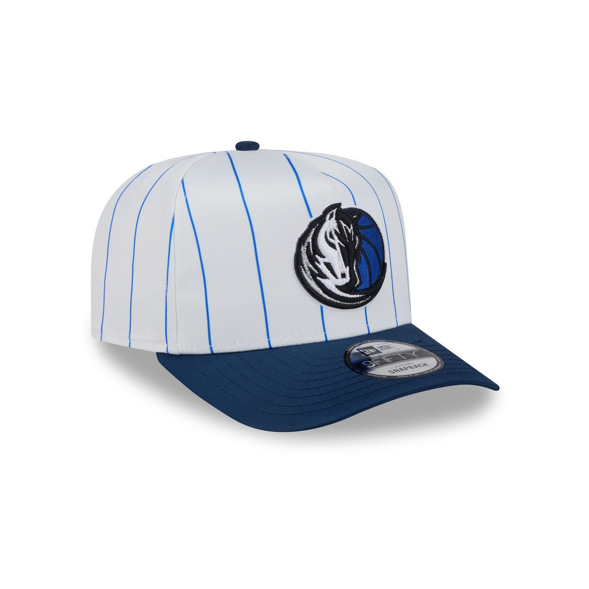 Dallas Mavericks Satin Pinstripe 9FIFTY A-Frame Snapback Hat