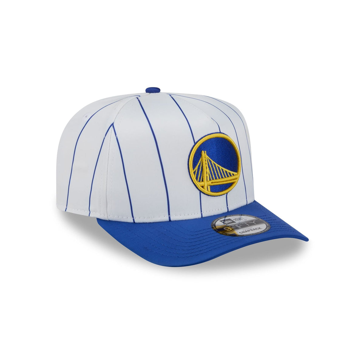 Golden State Warriors Satin Pinstripe 9FIFTY A-Frame Snapback Hat