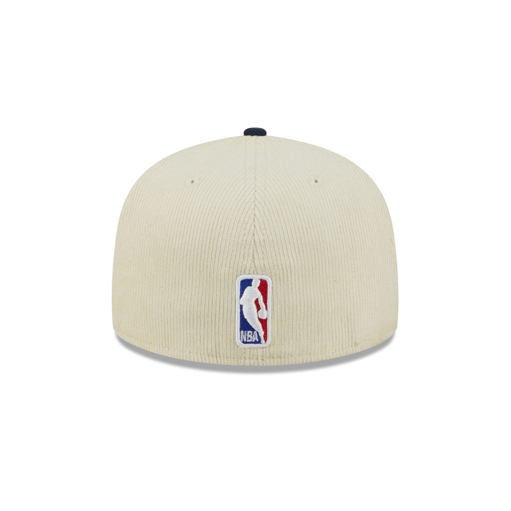 Oklahoma City Thunder 2025 City Edition Chrome White Corduroy 59FIFTY Fitted Hat