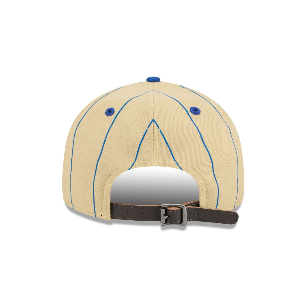 Golden State Warriors Pinstripe Script Retro Crown 9FIFTY Adjustable Hat