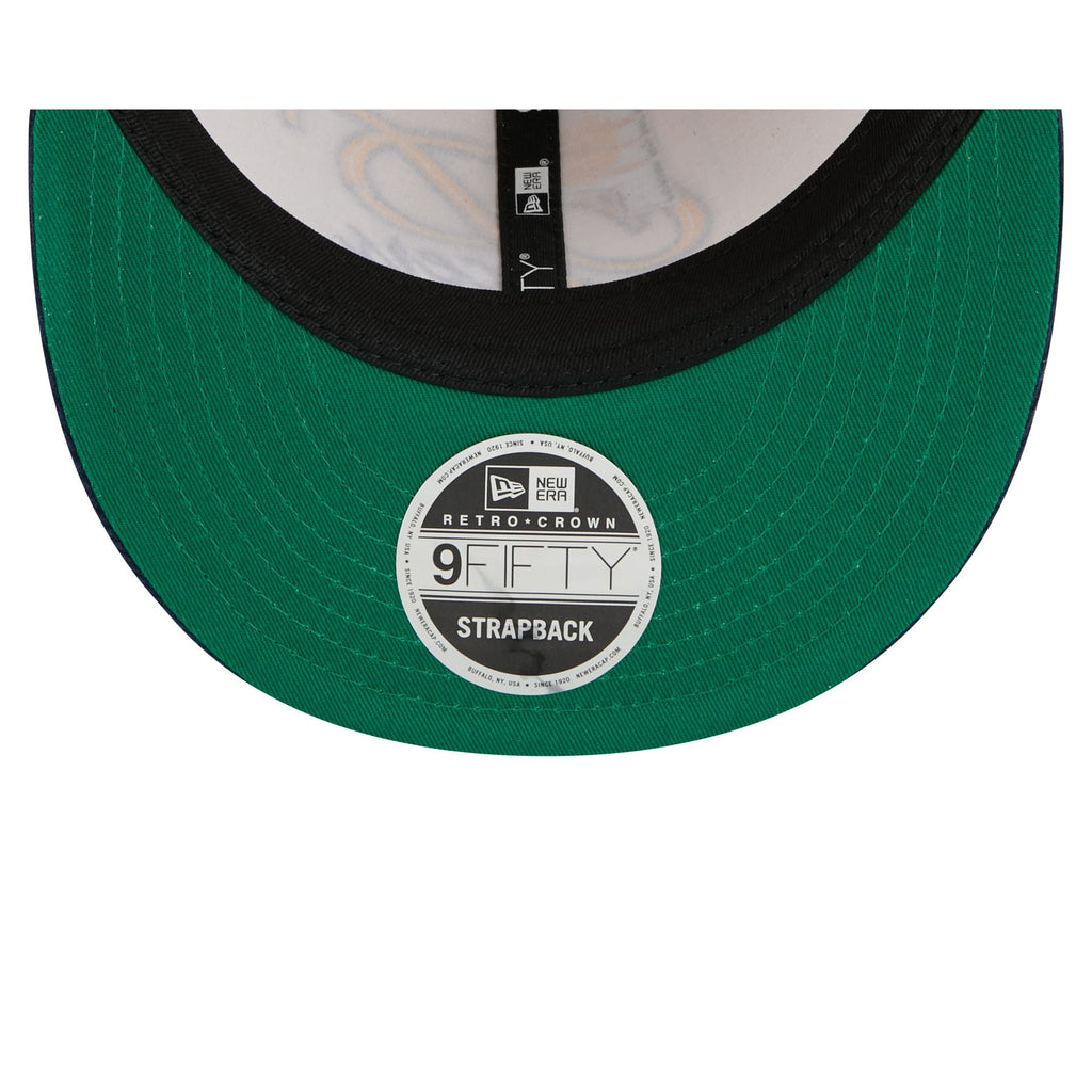 Indiana Pacers Pinstripe Script Retro Crown 9FIFTY Adjustable Hat