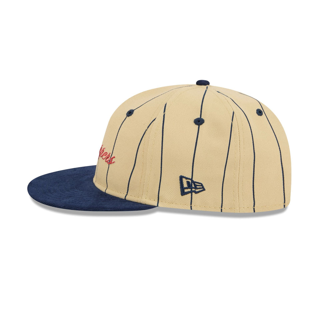 Los Angeles Clippers Pinstripe Script Retro Crown 9FIFTY Adjustable Hat