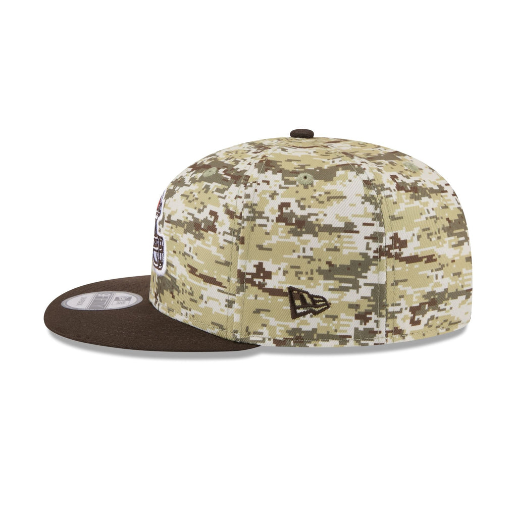 Cleveland Browns 2025 Salute to Service Fan Gear 9FIFTY Snapback Hat
