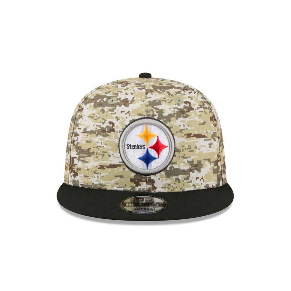 Pittsburgh Steelers 2025 Salute to Service Fan Gear 9FIFTY Snapback Hat