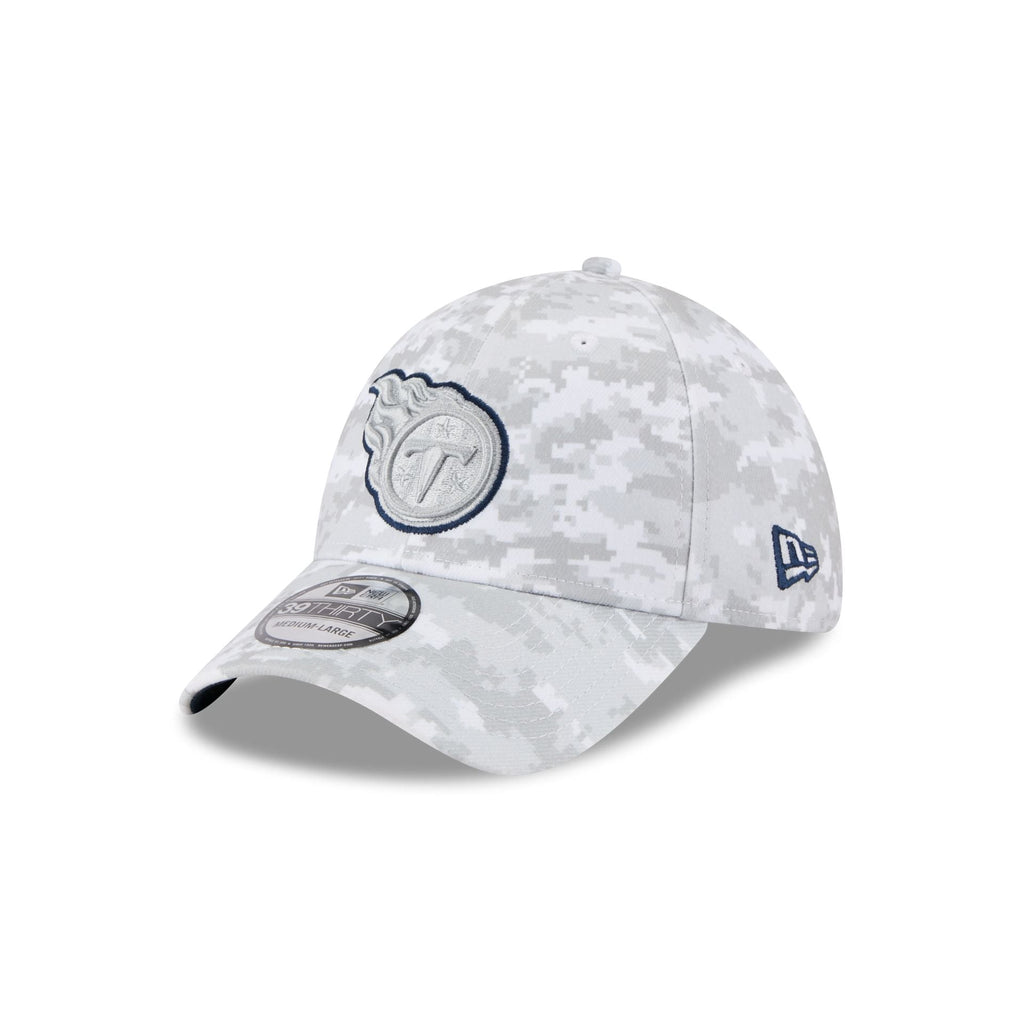 Tennessee Titans 2025 Salute to Service Fan Gear 39THIRTY Stretch Fit Hat