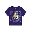 Los Angeles Lakers Leisure Women's Shrunken Cropped T-Shirt