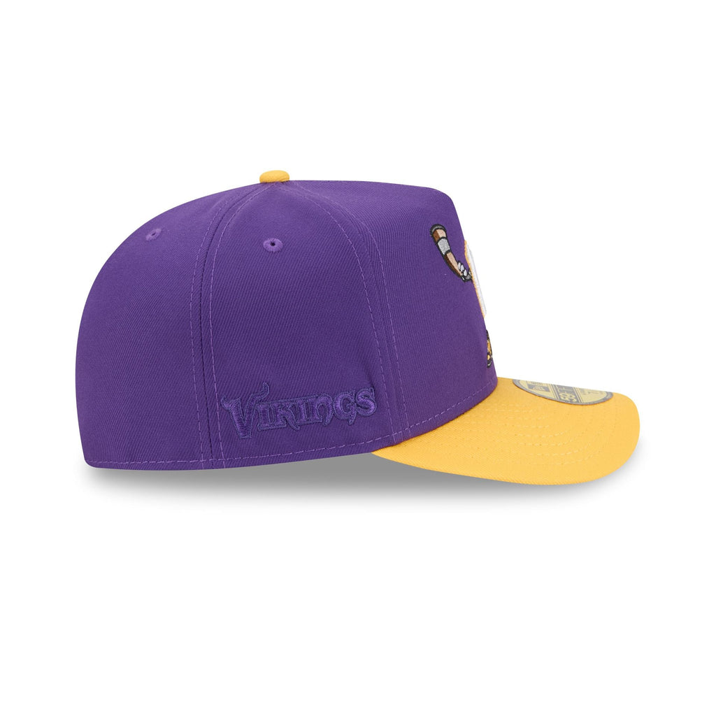 Minnesota Vikings Cartoon 59FIFTY A-Frame Fitted Hat