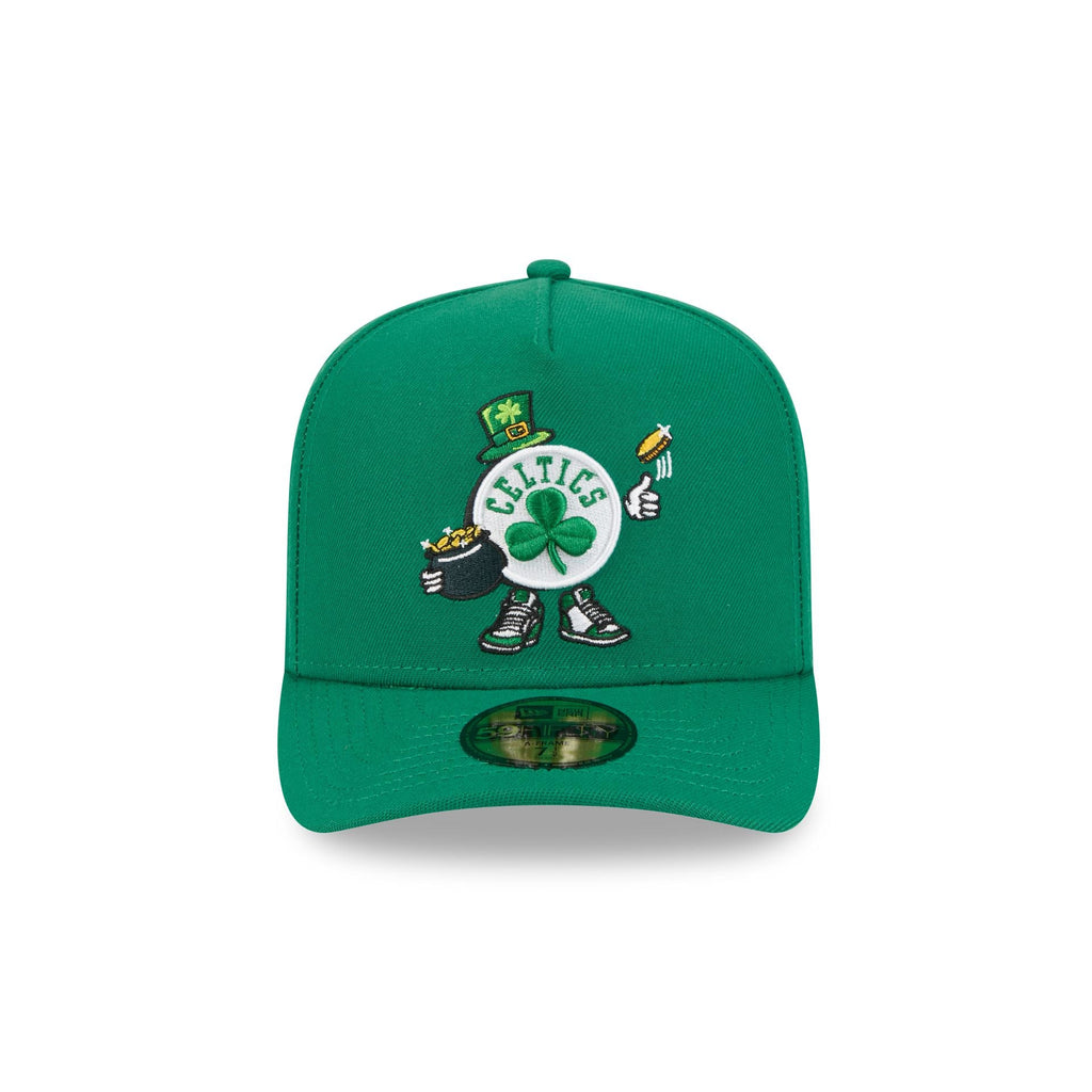 Boston Celtics Cartoon 59FIFTY A-Frame Fitted Hat