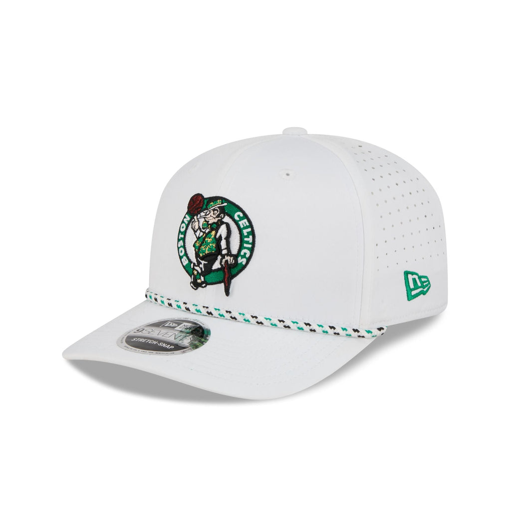 Boston Celtics Optic White Performance Rope 9SEVENTY Stretch-Snap Hat