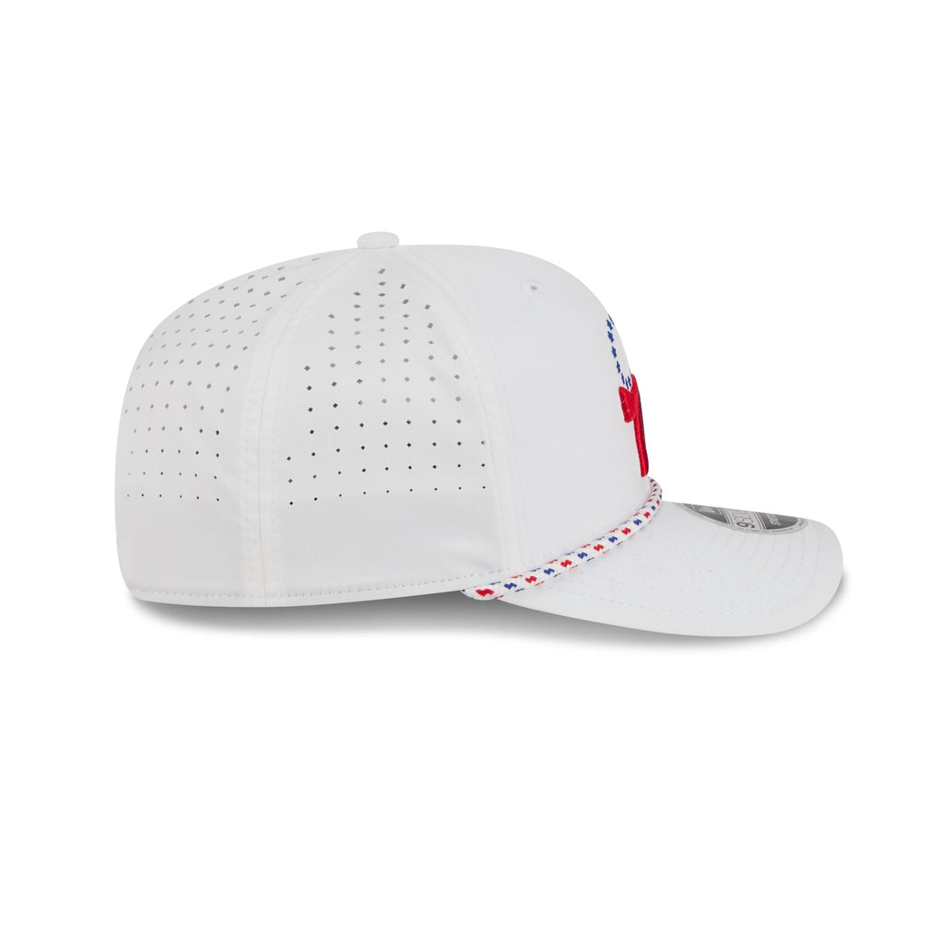 Philadelphia 76ers Optic White Performance Rope 9SEVENTY Stretch-Snap Hat